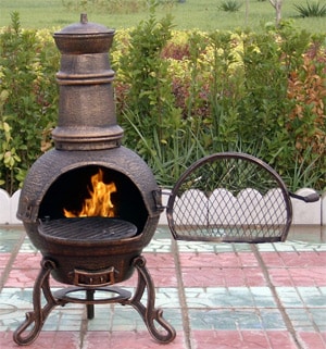 Toledo Cast Iron Chiminea Small