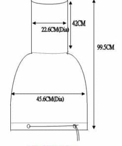 Medium Chiminea Cover Dimensions