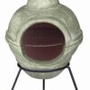 Green Cozumel BBQ Clay Chiminea