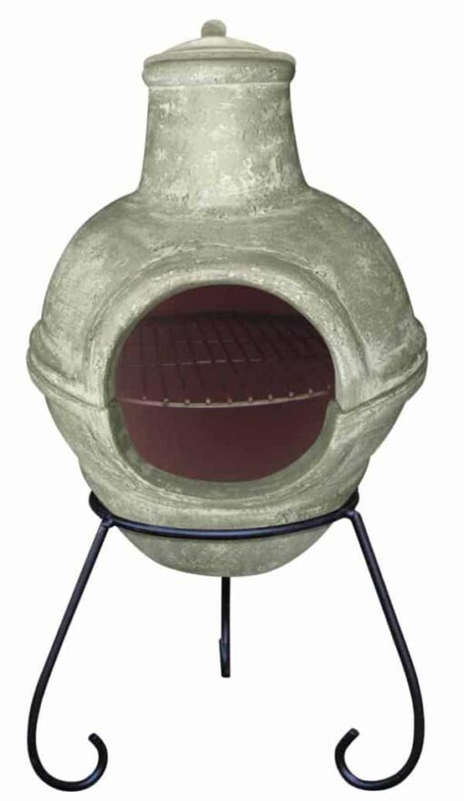 Green Cozumel BBQ Clay Chiminea