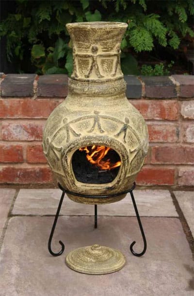 Amigos Clay Chiminea (Small)-0