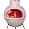 Rosas Mexican Chiminea - Pastel Amethyst (Large)