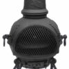 Toledo Cast Iron Chiminea Medium, Black