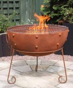 Theydon Rustic Steel Firebowl (Large)