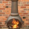 Toledo Cast Iron Chiminea Extra Large