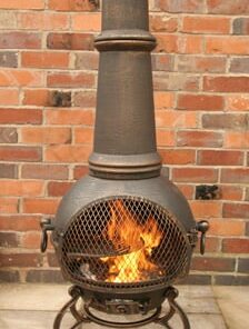 Toledo Cast Iron Chiminea Extra Large