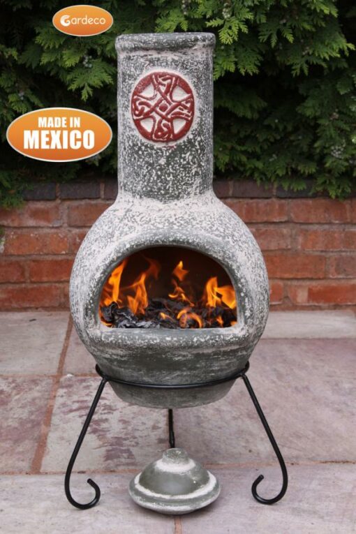 Cruz Mexican Chiminea - Green (Large)