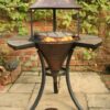 Corona Cast Iron BBQ Chiminea (Medium)-0