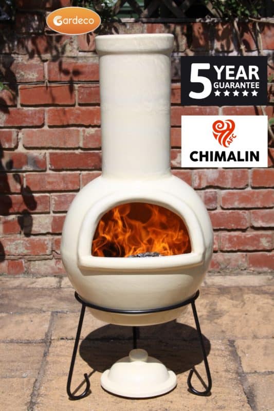 Sempra Chimalin AFC Chiminea - Glazed Ivory