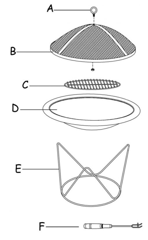 Quasar Steel Fire Pit - Assembley