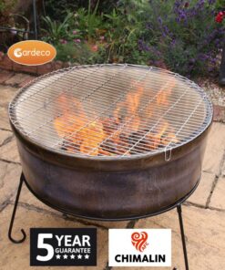 Atlas Chimalin AFC Fire Bowl (Mottled Dark Sand Brown) Jumbo