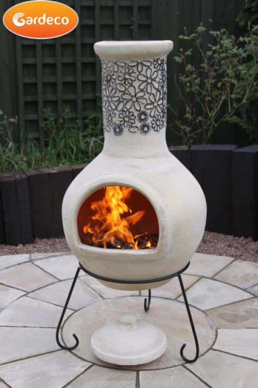 Sol Mexican Chiminea - Rustic Orange (Extra Large) - Image 4