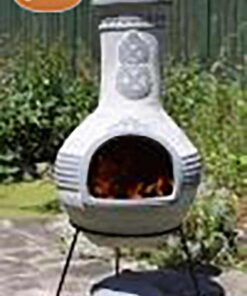 Azteca Mexican Chiminea Extra-Large in Grey