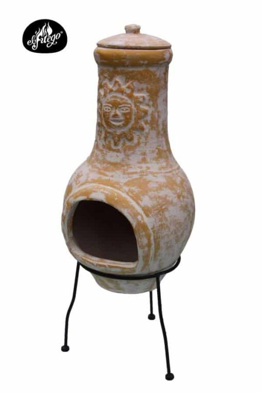 Lola Sol Clay Chiminea (Medium) - Image 5