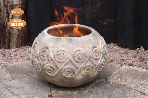 Large AESTREL fire bowl Celtic theme