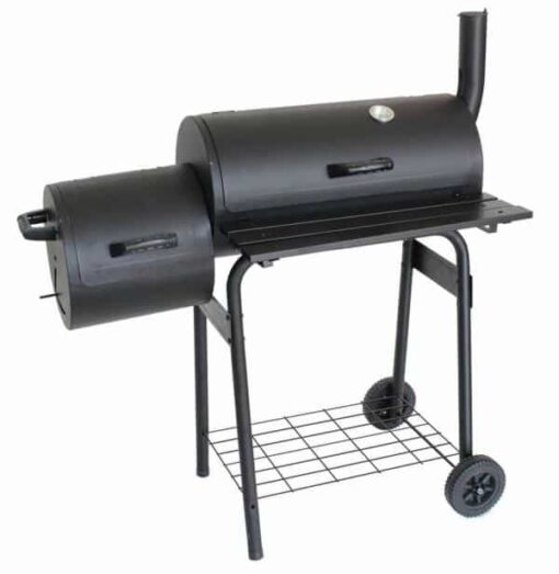 Yankee Smoker drum BBQ with side Shelves