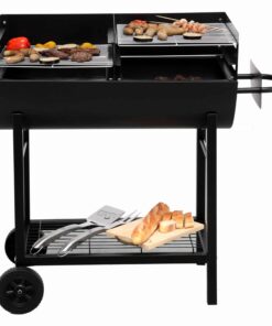 Tepro Detroit BBQ Barrel With Double Grill