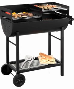 Tepro Detroit BBQ Barrel With Double Grill