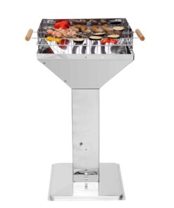 Tepro Vista Pedestal BBQ in Stainless Steel