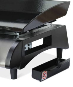 Callow 4 Burner Gas Griddle and Plancha with Stand and Side Tables