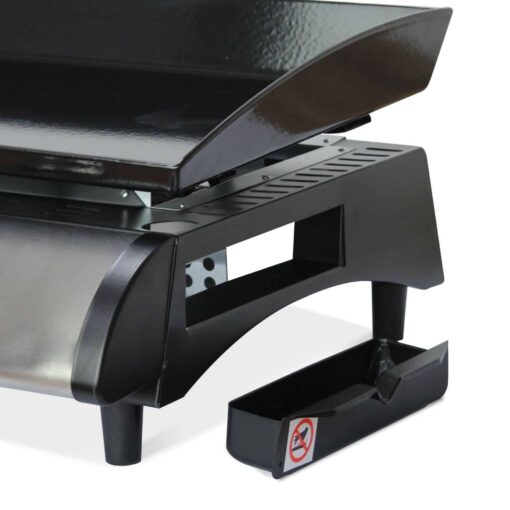 Callow 4 Burner Gas Griddle and Plancha with Stand and Side Tables