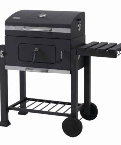 Tepro Toronto Charcoal BBQ Grill with Side Table and Grid System