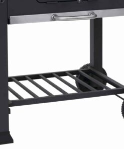 Tepro Toronto Charcoal BBQ Grill with Side Table and Grid System