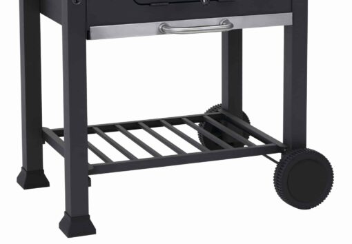 Tepro Toronto Charcoal BBQ Grill with Side Table and Grid System