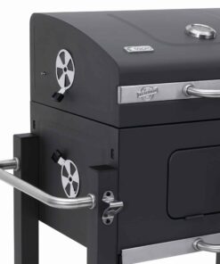 Tepro Toronto Charcoal BBQ Grill with Side Table and Grid System