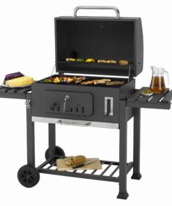 Tepro Toronto XXL Charcoal BBQ Grill Including Two Side Tables