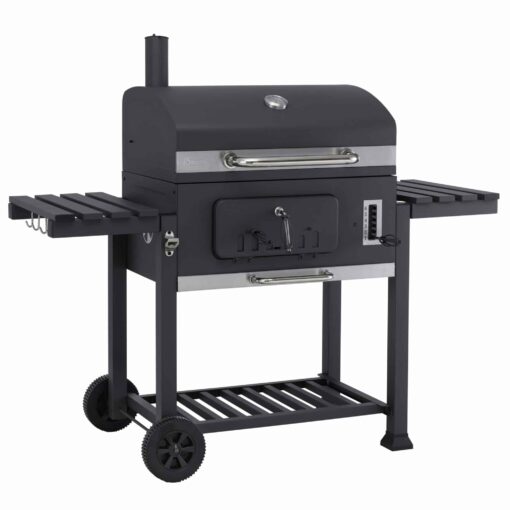 Tepro Toronto XXL Charcoal BBQ Grill Including Two Side Tables