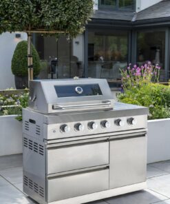 Norfolk Grills ABSOLUTE Outdoor Kitchen 4 Burner Gas BBQ With Side Burner