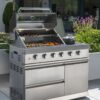 Norfolk Grills ABSOLUTE Outdoor Kitchen 4 Burner Gas BBQ With Side Burner