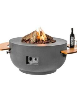 Happy Cocoon Bowl Fire Pit in Grey