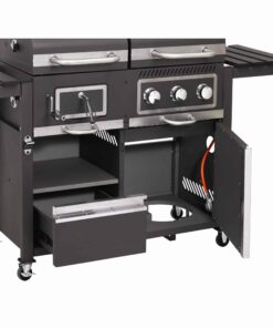 Tepro Toronto Combi Charcoal Gas BBQ