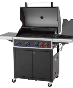 Tepro Keansburg 4 Burner Gas BBQ with Turbo Zone and Side Burner