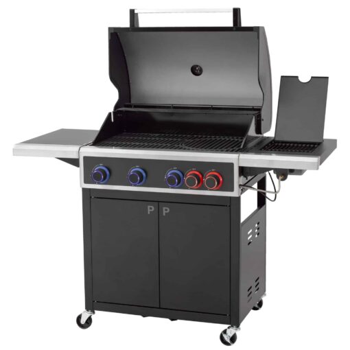 Tepro Keansburg 4 Burner Gas BBQ with Turbo Zone and Side Burner