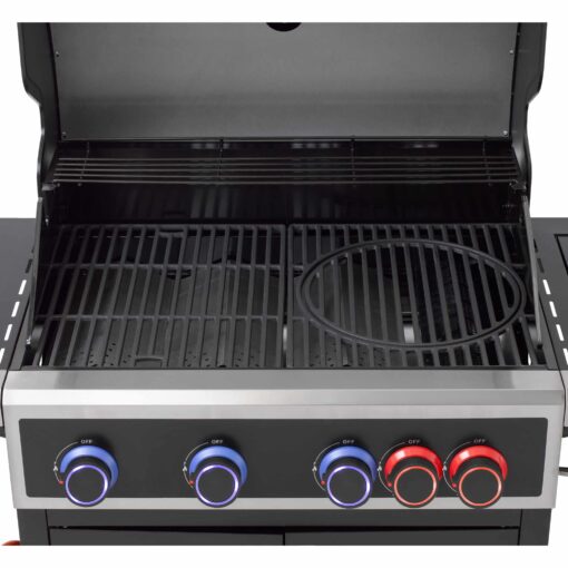 Tepro Keansburg 4 Burner Gas BBQ with Turbo Zone and Side Burner