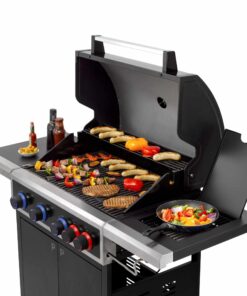 Tepro Keansburg 4 Burner Gas BBQ with Turbo Zone and Side Burner