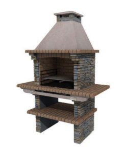 Callow Dark Stone Mediterrani Masonry BBQ Grill