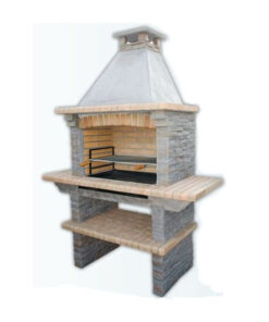 Callow Mediterrani Slate Charcoal Masonry BBQ