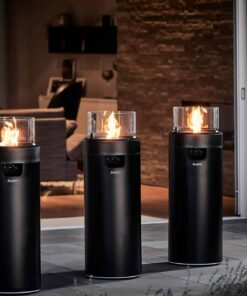 Enders Large Black NOVA LED Flame Patio Heater