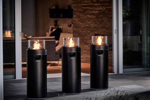 Enders Large Black NOVA LED Flame Patio Heater