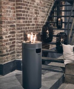 Enders Large Grey NOVA LED Flame Patio Heater