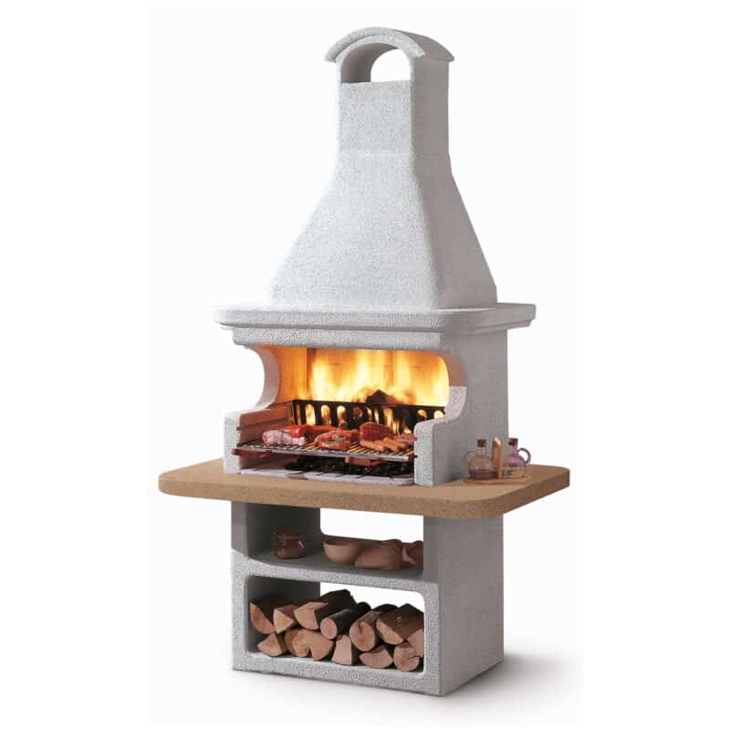 Palazzetti Portorose Premium Wood Fired Masonry BBQ Grill