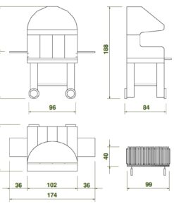 Palazzetti Emile South American Wood Fired BBQ Grill