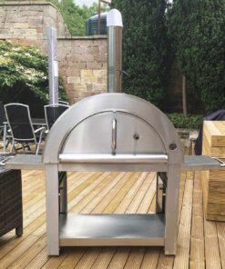 Callow Large Stainless Steel Outdoor Pizza Oven