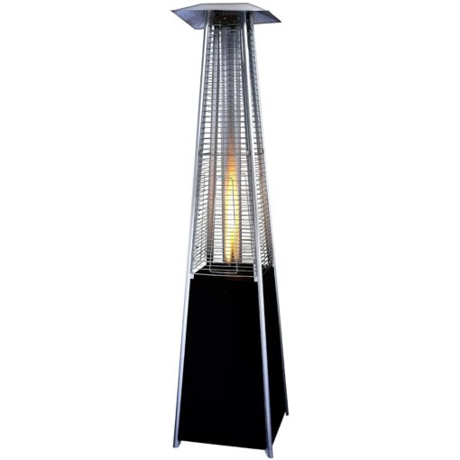 Lifestyle Tahiti II Pyramid 13KW Flame Patio Heater in Black