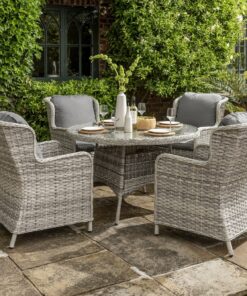 Norfolk Leisure Wroxham Garden 4 Seat Dining Set