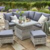 Norfolk Leisure Wroxham Mini Corner Garden Chair and Table Set